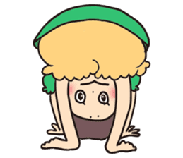 precocious young girl sticker #8648492