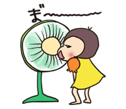 precocious young girl sticker #8648498