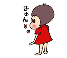 precocious young girl sticker #8648504