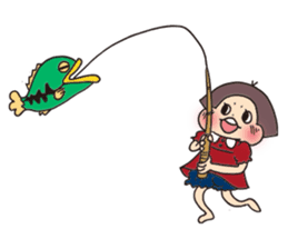 precocious young girl sticker #8648505