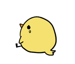 CHITCHI of a chick sticker #8648507