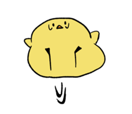 CHITCHI of a chick sticker #8648513
