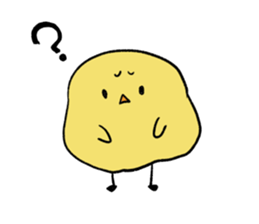 CHITCHI of a chick sticker #8648519