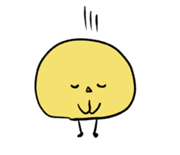 CHITCHI of a chick sticker #8648520