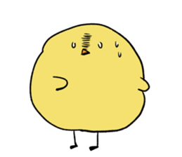 CHITCHI of a chick sticker #8648523