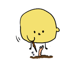 CHITCHI of a chick sticker #8648525