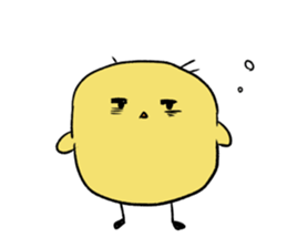 CHITCHI of a chick sticker #8648528