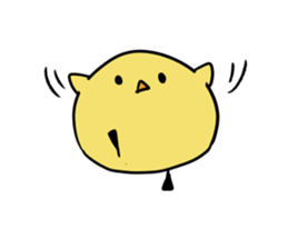 CHITCHI of a chick sticker #8648531