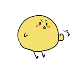 CHITCHI of a chick sticker #8648540