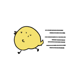 CHITCHI of a chick sticker #8648542