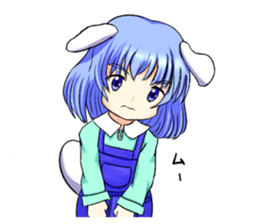 Dog girl Pochiko. sticker #8648630