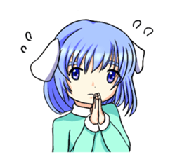 Dog girl Pochiko. sticker #8648633