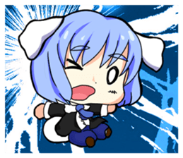 Dog girl Pochiko. sticker #8648634