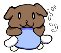 Dog girl Pochiko. sticker #8648659