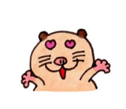 Kinkuma hamster "Hamuhamu"3 sticker #8649071