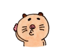 Kinkuma hamster "Hamuhamu"3 sticker #8649076