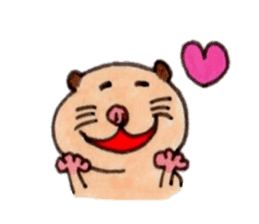 Kinkuma hamster "Hamuhamu"3 sticker #8649082