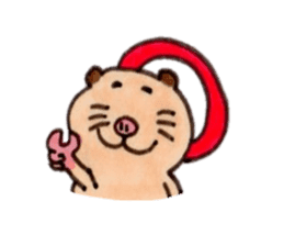 Kinkuma hamster "Hamuhamu"3 sticker #8649086