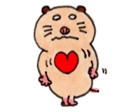 Kinkuma hamster "Hamuhamu"3 sticker #8649095