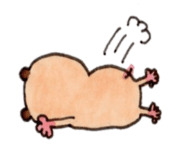 Kinkuma hamster "Hamuhamu"3 sticker #8649099