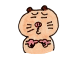 Kinkuma hamster "Hamuhamu"3 sticker #8649102