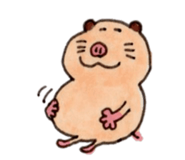 Kinkuma hamster "Hamuhamu"3 sticker #8649104