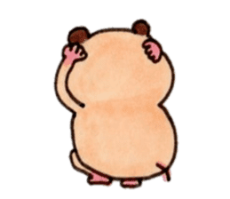 Kinkuma hamster "Hamuhamu"3 sticker #8649105