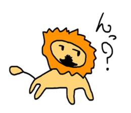 Nose hairs animal sticker #8649120