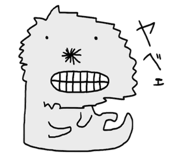 Nose hairs animal sticker #8649125