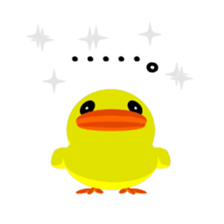 Lovely Yellow BIRDY 2 sticker #8649235