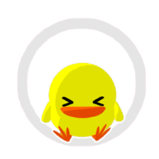 Lovely Yellow BIRDY 2 sticker #8649237