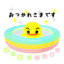 Lovely Yellow BIRDY 2 sticker #8649243