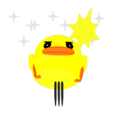 Lovely Yellow BIRDY 2 sticker #8649259