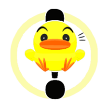 Lovely Yellow BIRDY 2 sticker #8649260