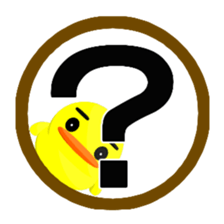 Lovely Yellow BIRDY 2 sticker #8649261