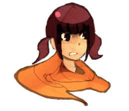 twin tailed girls sticker #8649668