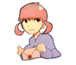 twin tailed girls sticker #8649672