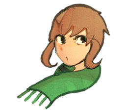 twin tailed girls sticker #8649673