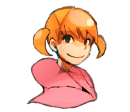 twin tailed girls sticker #8649675