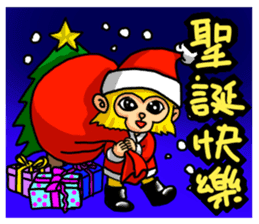Gold monkey "Sun Shao-maou" sticker #8650344