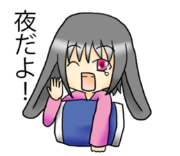 She is Rabbit girl sticker #8650427