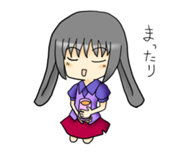 She is Rabbit girl sticker #8650429