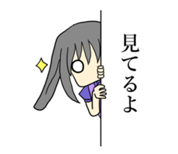 She is Rabbit girl sticker #8650430