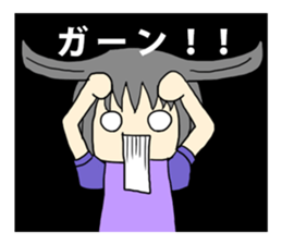 She is Rabbit girl sticker #8650435