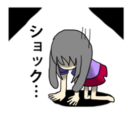 She is Rabbit girl sticker #8650446