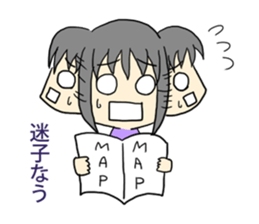 She is Rabbit girl sticker #8650449