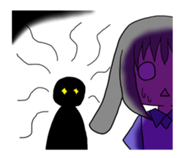 She is Rabbit girl sticker #8650453