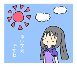 She is Rabbit girl sticker #8650455