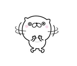 Lovely baby cat sticker #8651029