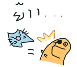 Lovely Cat Dog sticker #8651543